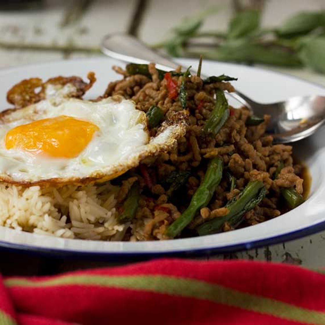 15-minute Thai Basil Pork Stir-fry (Pad Kra Pao Pork)