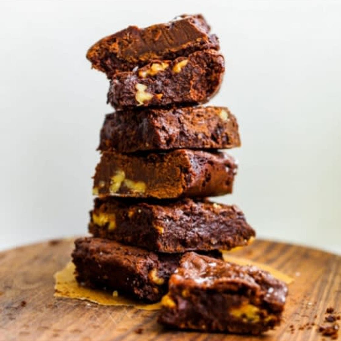 Crinkle-Top Brownies - HealthyHappyLife.com