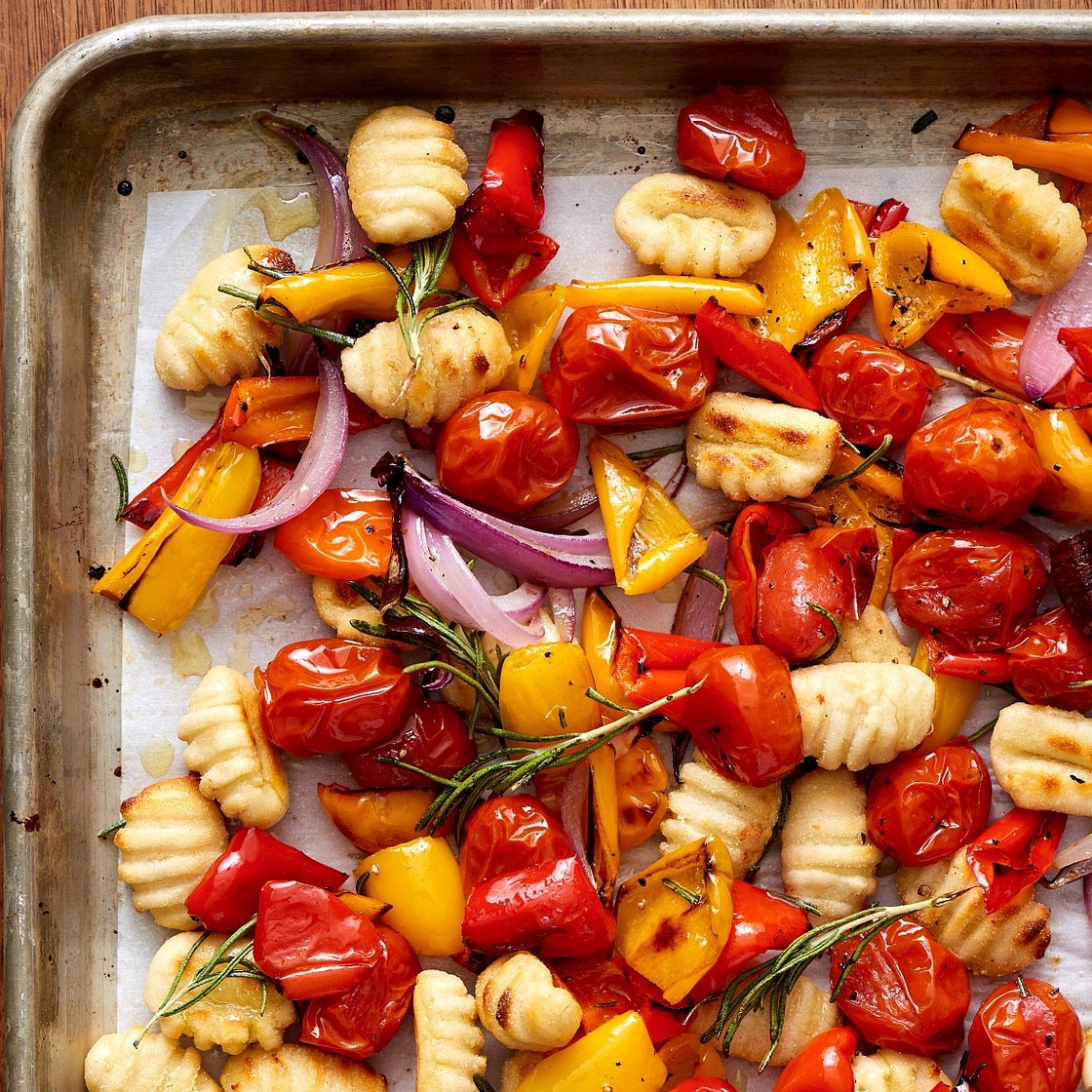 Crispy Sheet Pan Gnocchi and Veggies