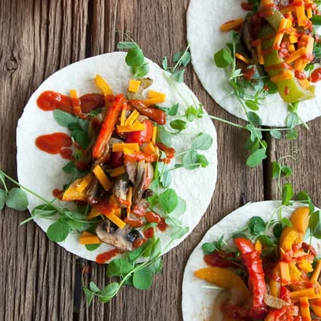 Vegan fajitas