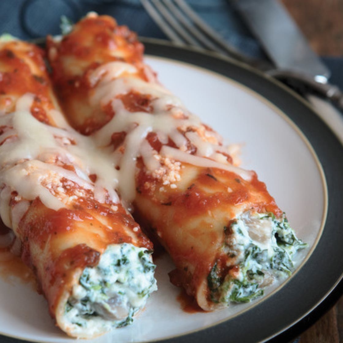 Cheesy Manicotti