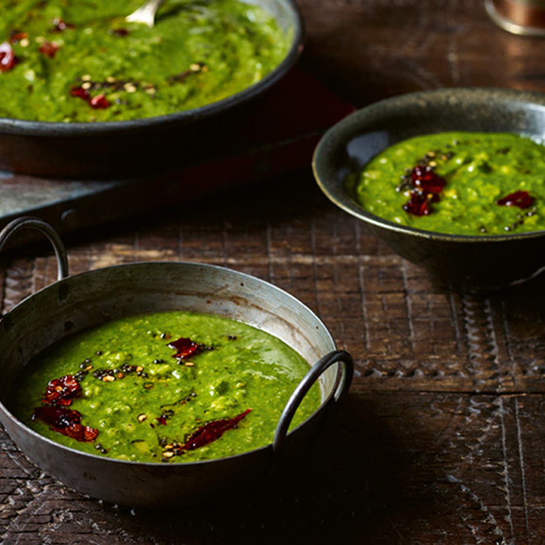 Coconut and Spinach Dal