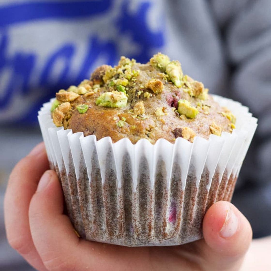 Pistachio and Raspberry Muffins