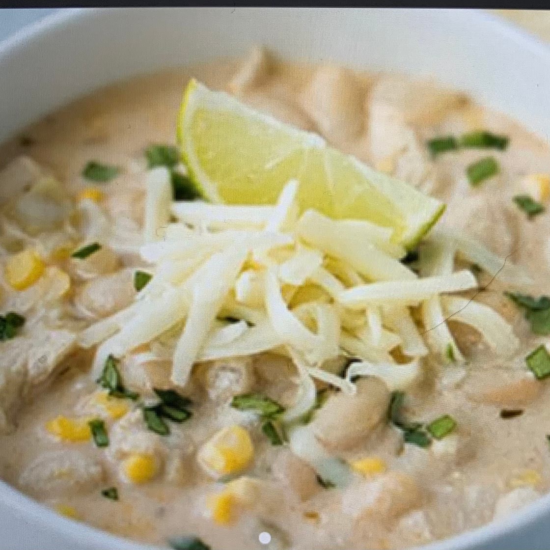 White chicken chili 