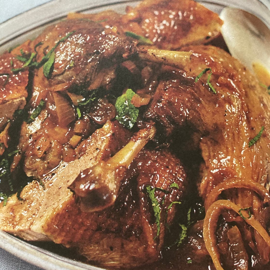 Duck in Sour - sweet sauce