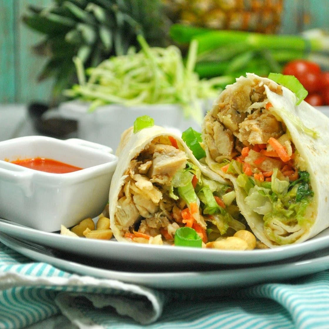 Thai Chicken Wraps