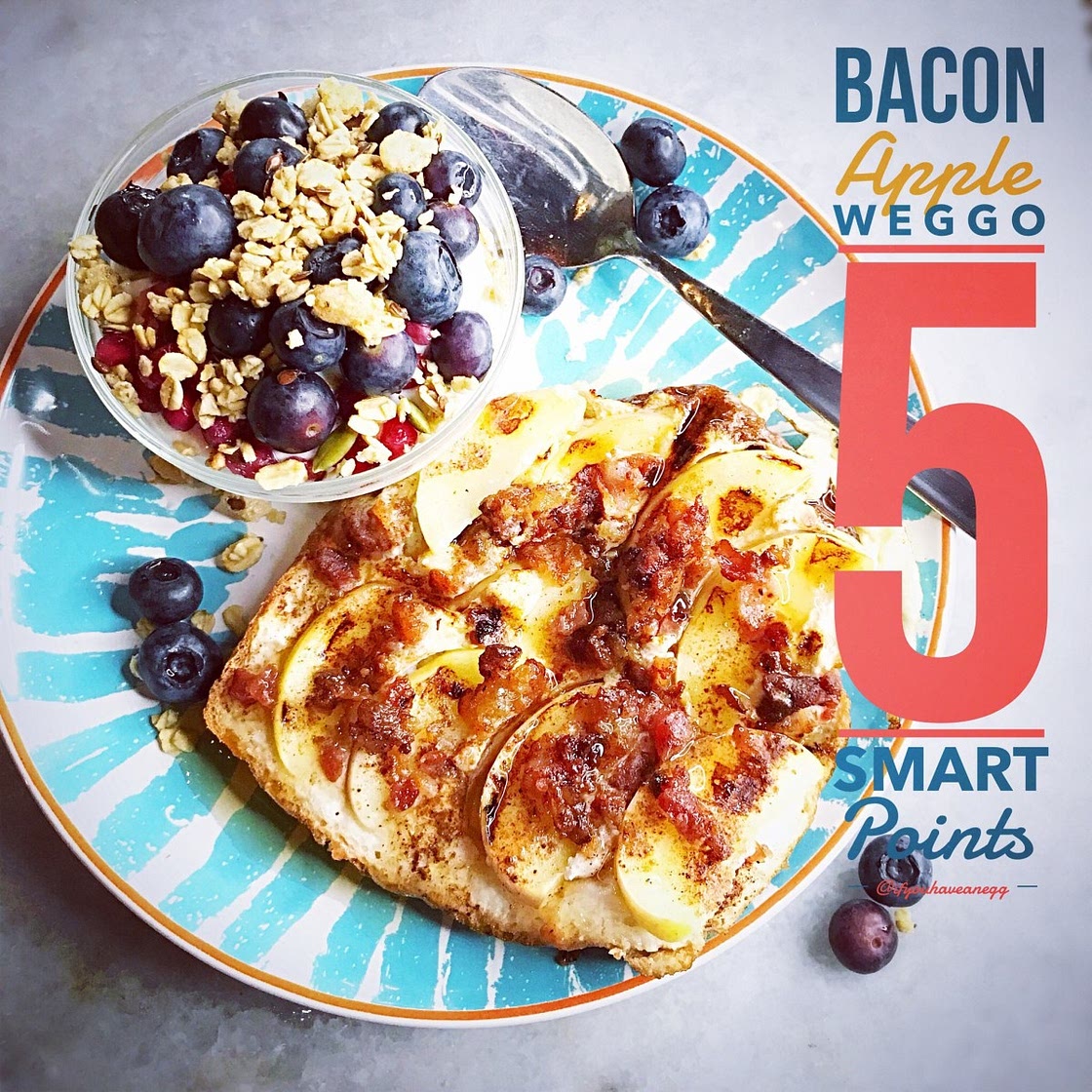 Bacon Apple Pie Weggo: 2 Weight Watchers Freestyle Smart Points