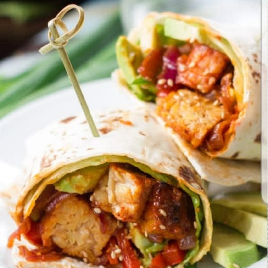 Korean Barbecue Tempeh Wraps - Connoisseurus Veg