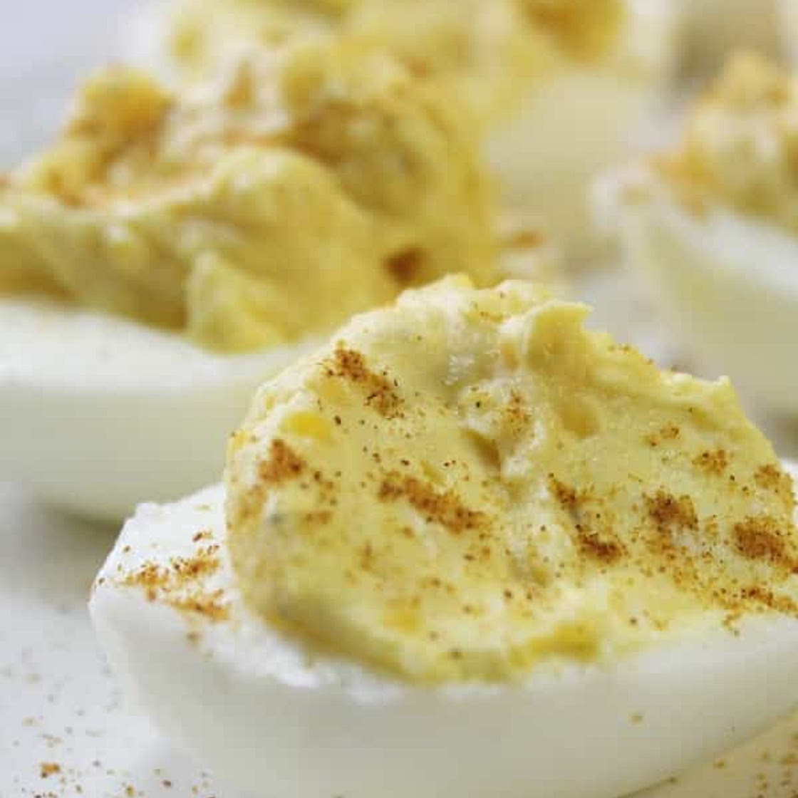 Best Deviled Eggs Made With Cream Cheese!