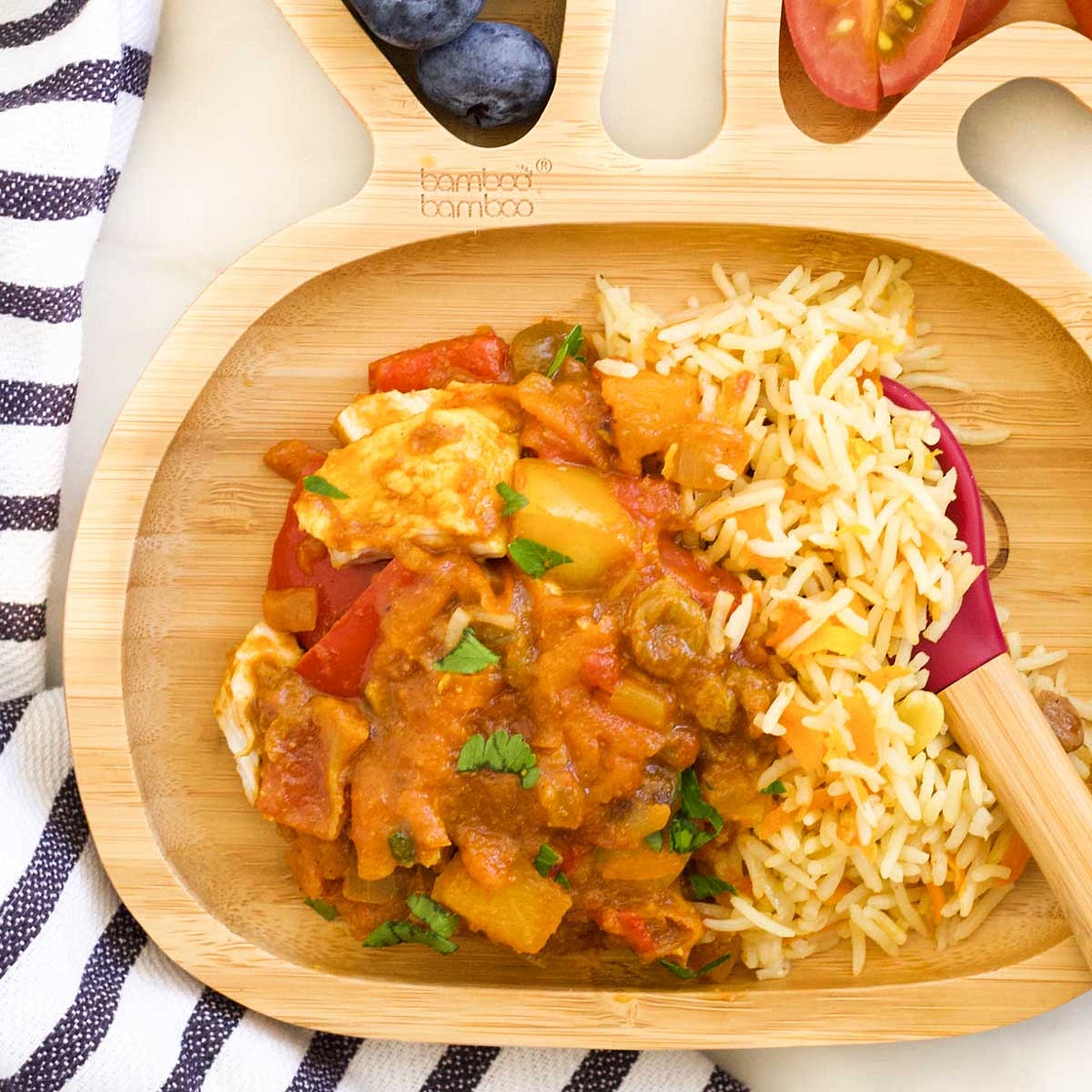 Fruity Chicken Curry for Kids and Babies