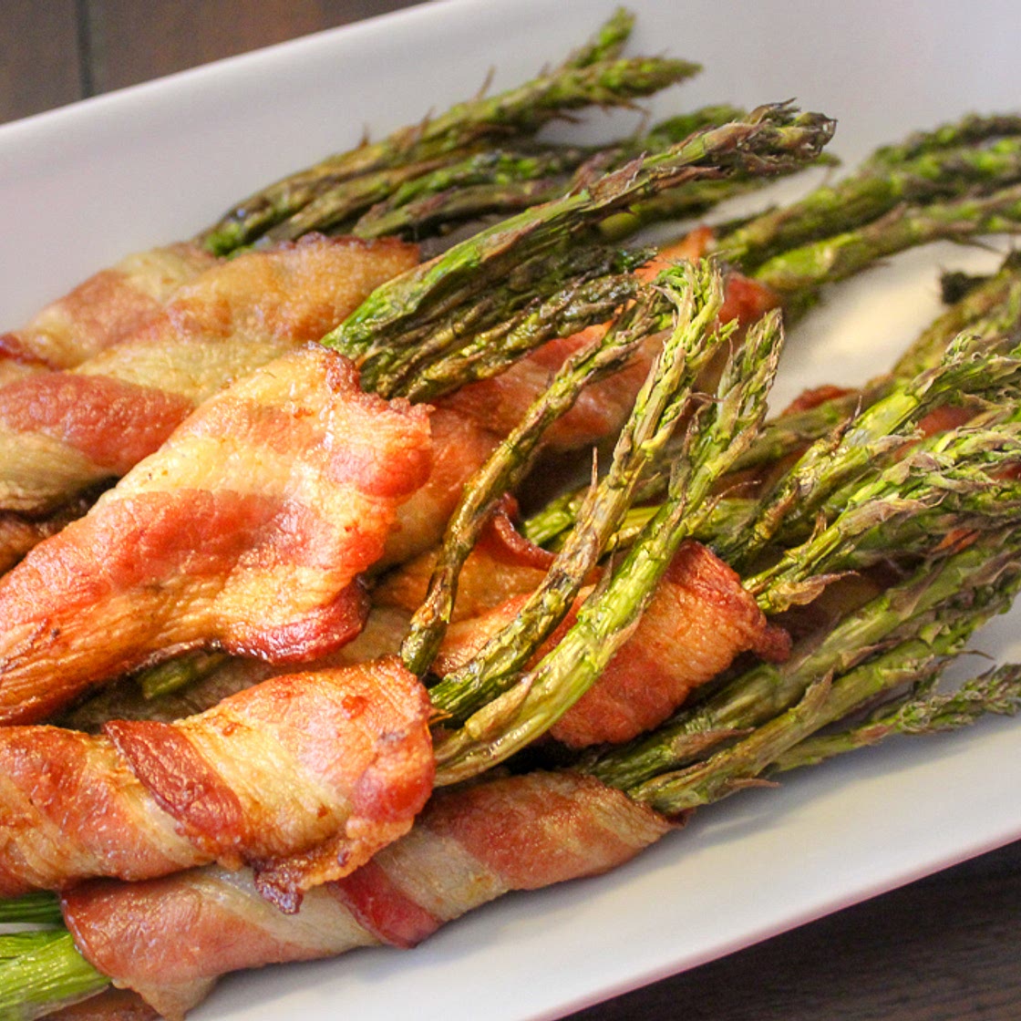 Air Fryer Bacon Wrapped Asparagus