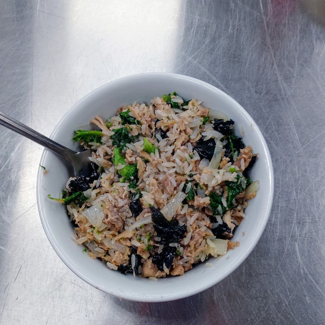 Pork and Kale Rice Bowl