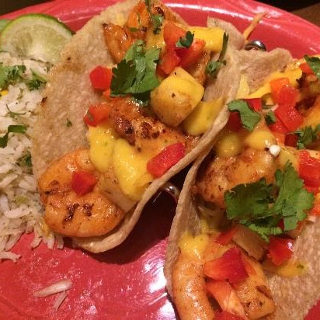 Uncle Julio's Cozumel Shrimp Tacos