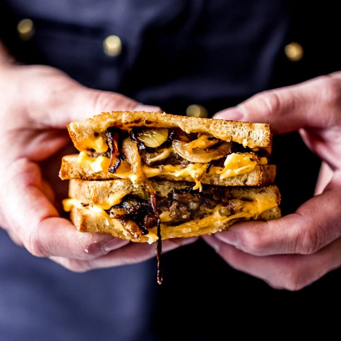 Venison Patty Melt