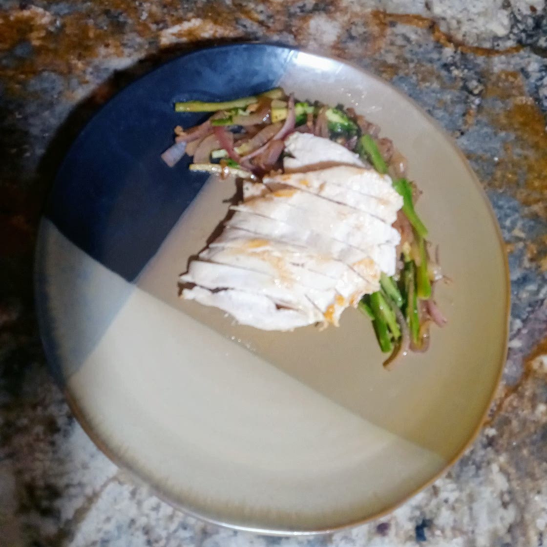 Pan Seared Chicken with Lemon Asparagus