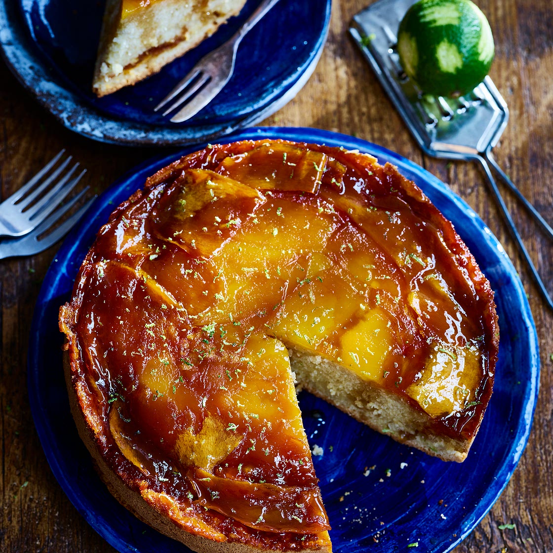 Mango Upside Down Cake - Avant-Garde Vegan
