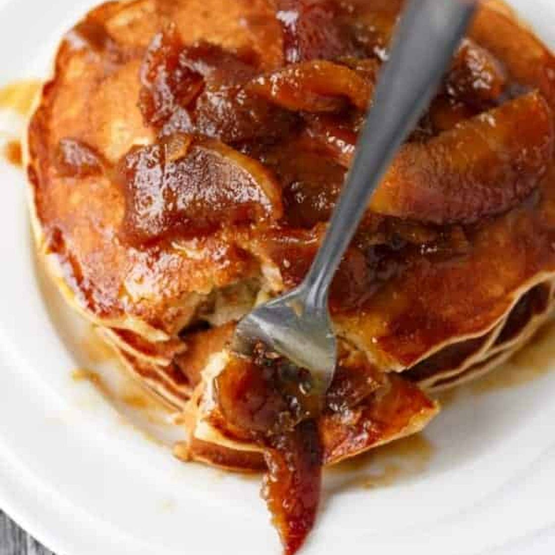 Caramel Apple Pancakes