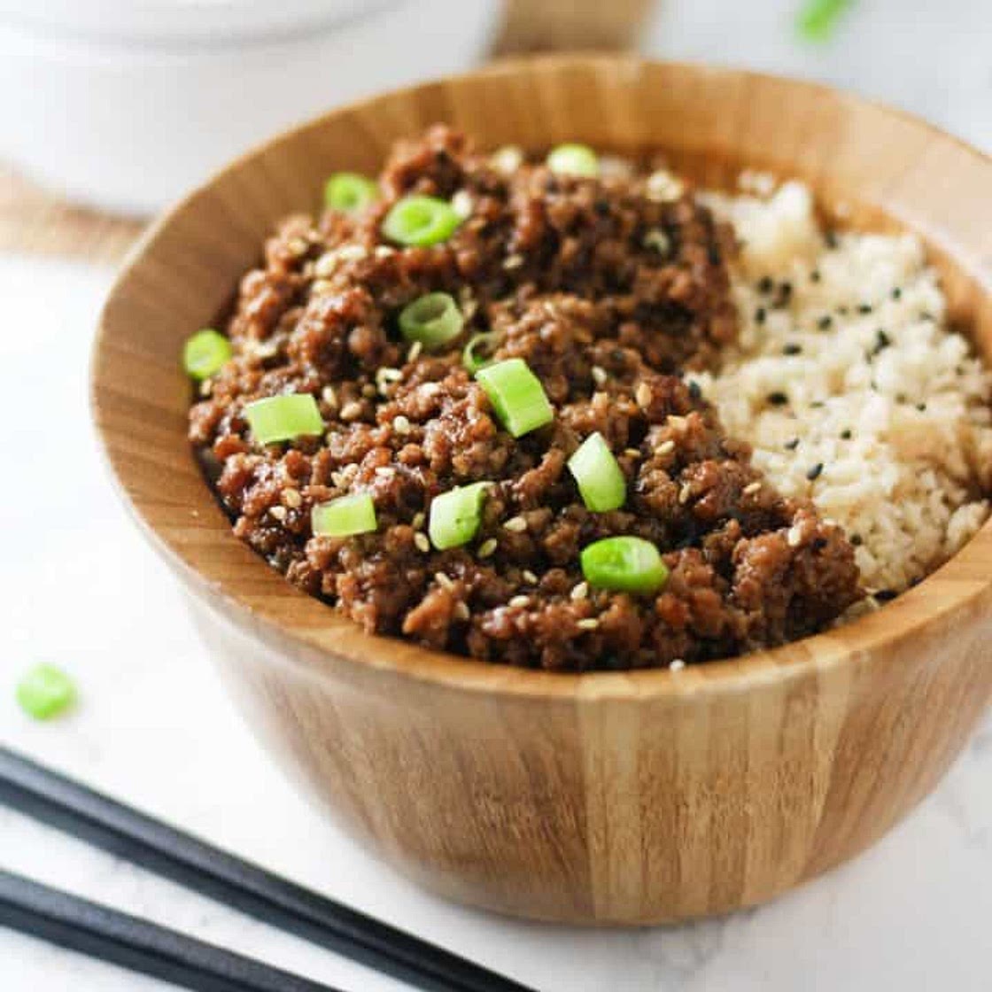 Low Carb Teriyaki Turkey Bowls