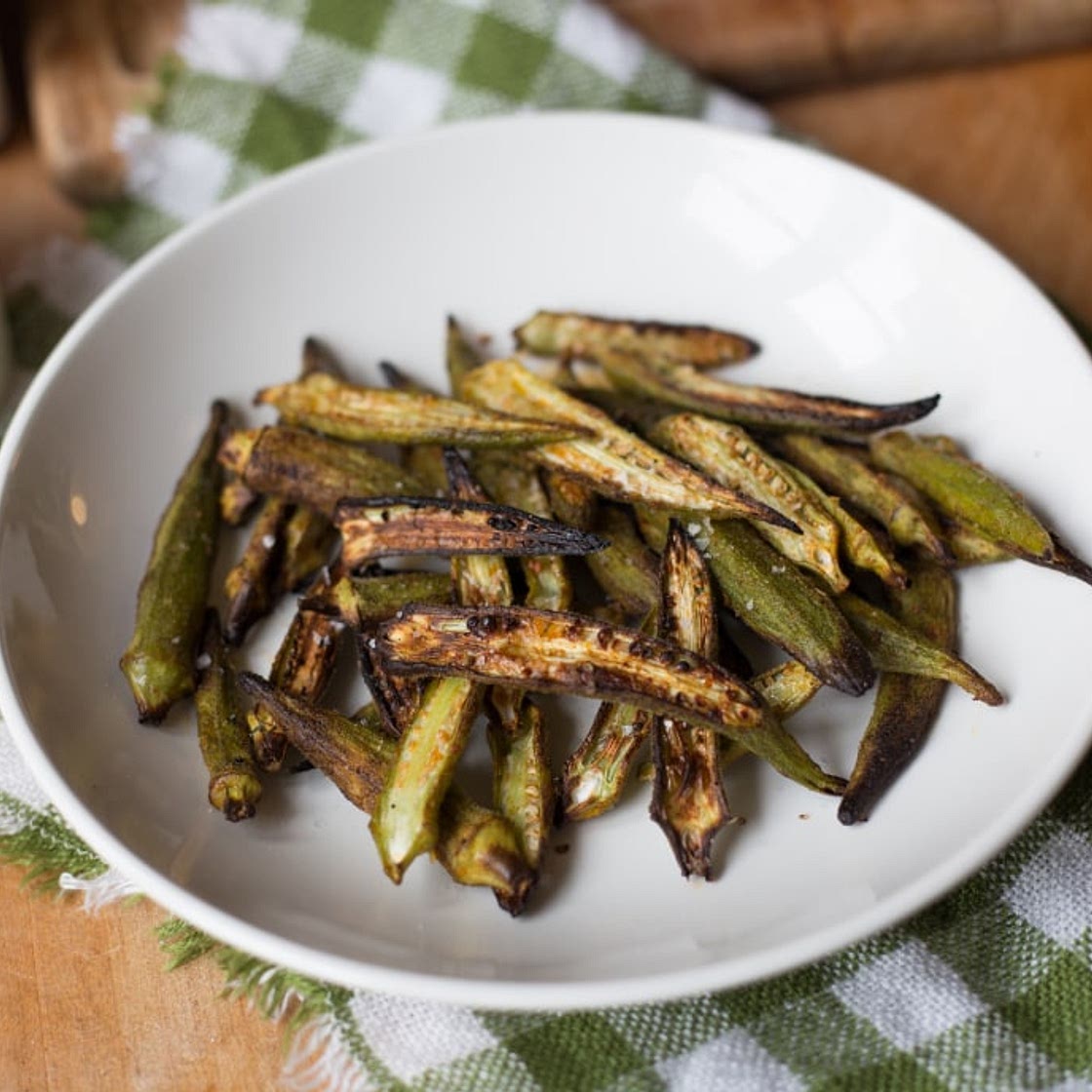 Air Fryer Crispy Okra