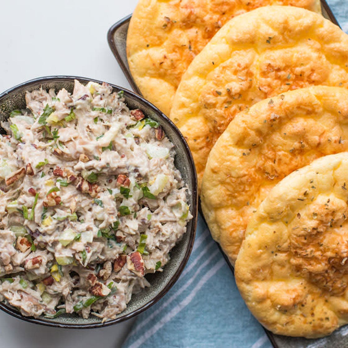 CHICKEN SALAD SANDWICH & CLOUD BREAD