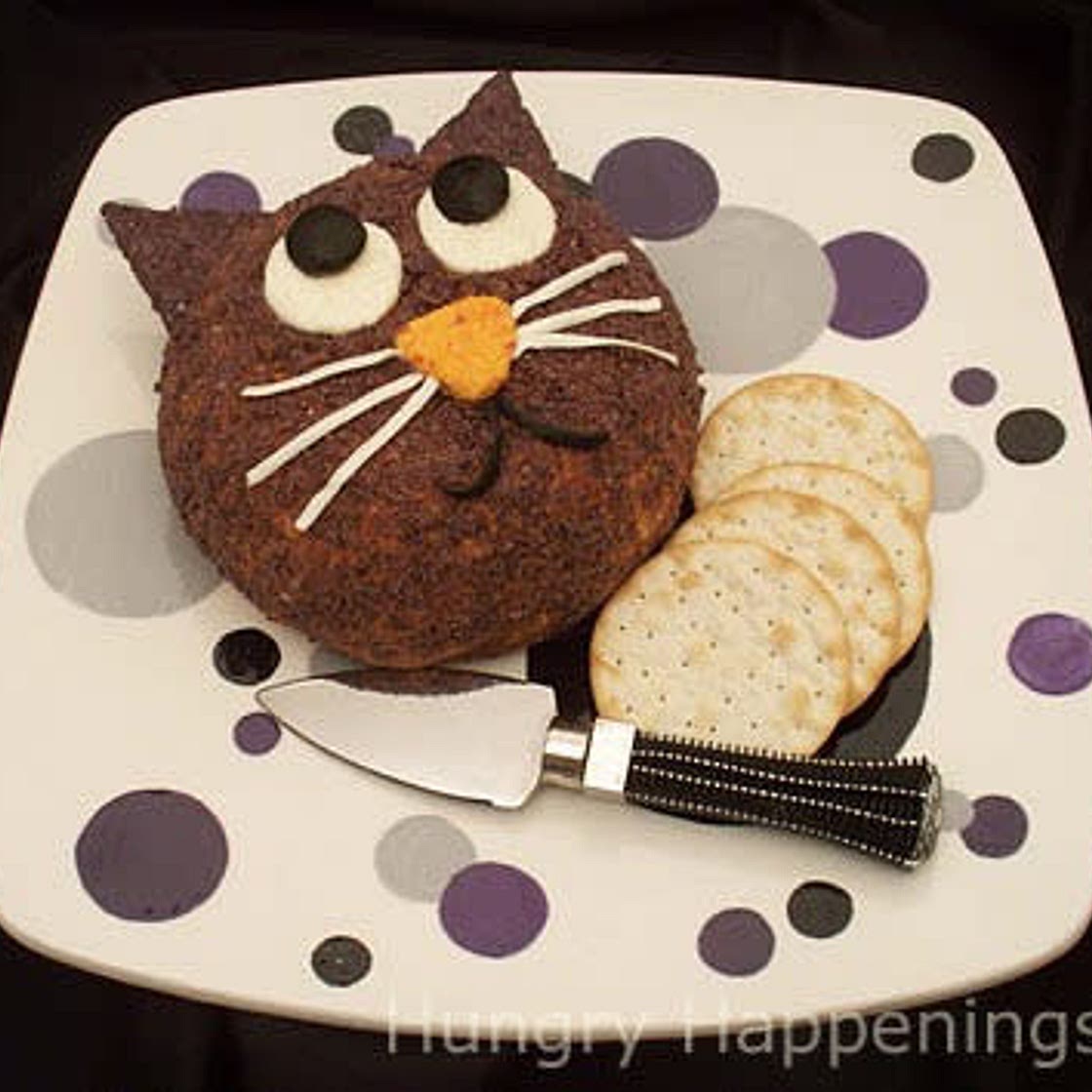 Black Cat Cheese Ball