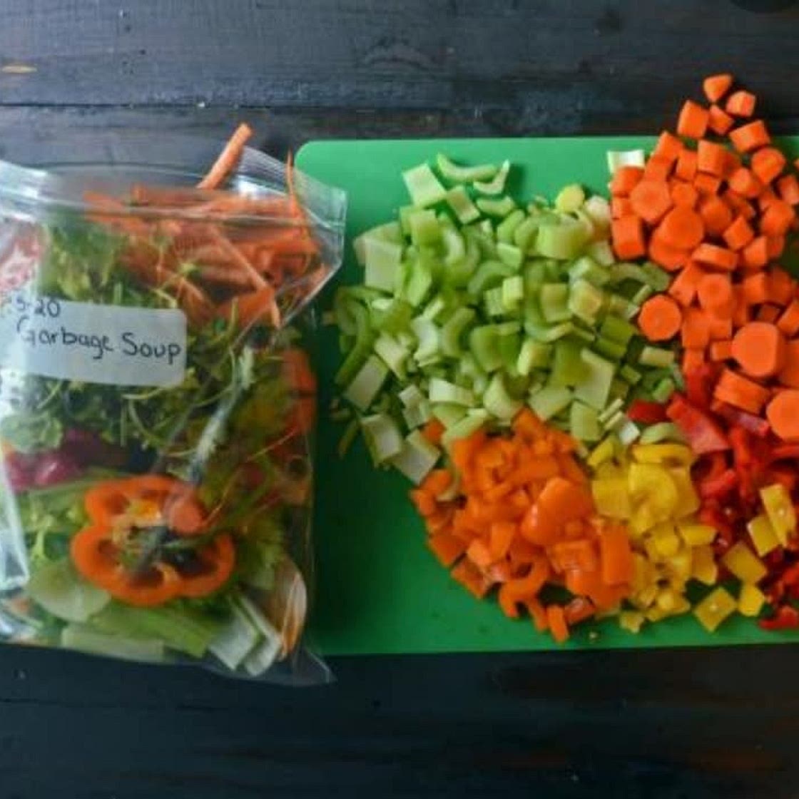 Vegan/Vegetarian Garbage Soup