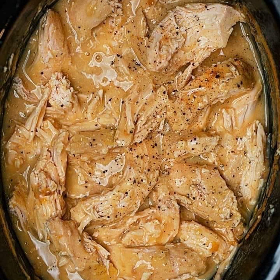Crockpot chicken and gravy