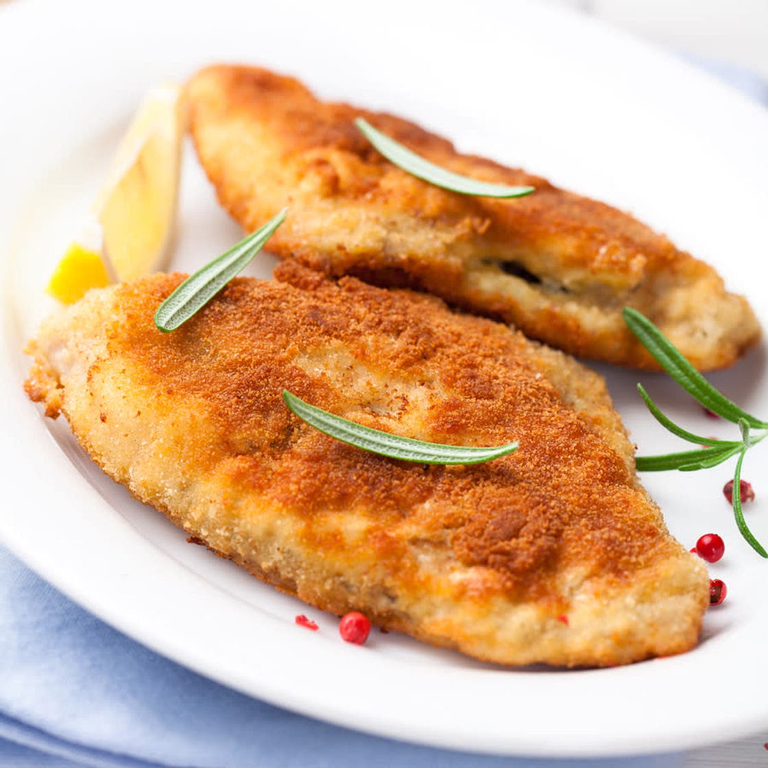 Fried Crispy Flounder