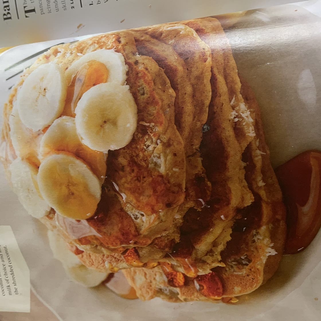 Banana-Coconut Pancakes