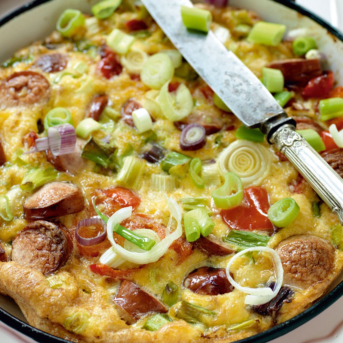 Omelett i ugn - Recept