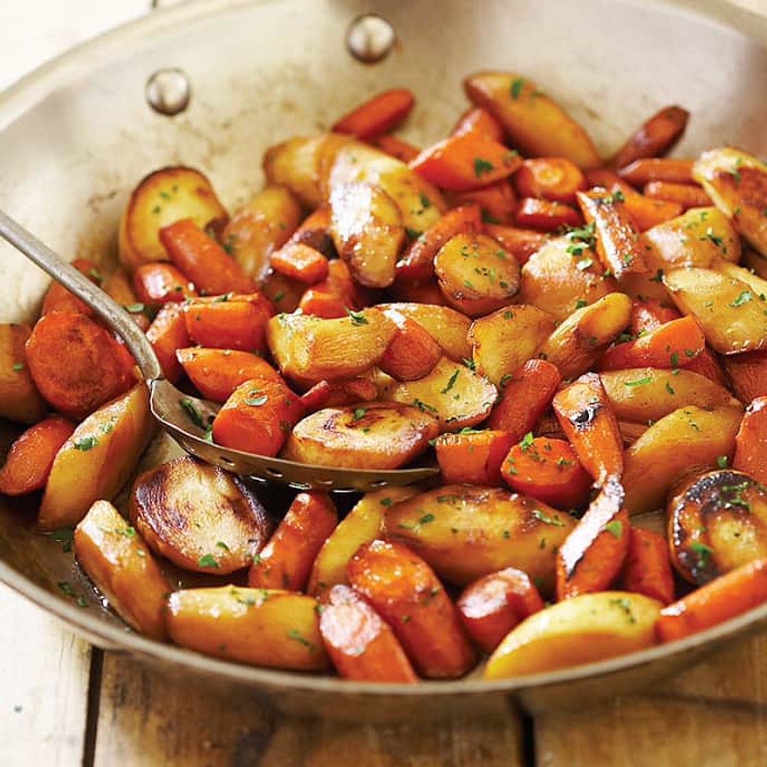 Pan-Roasted Carrots and Parsnips