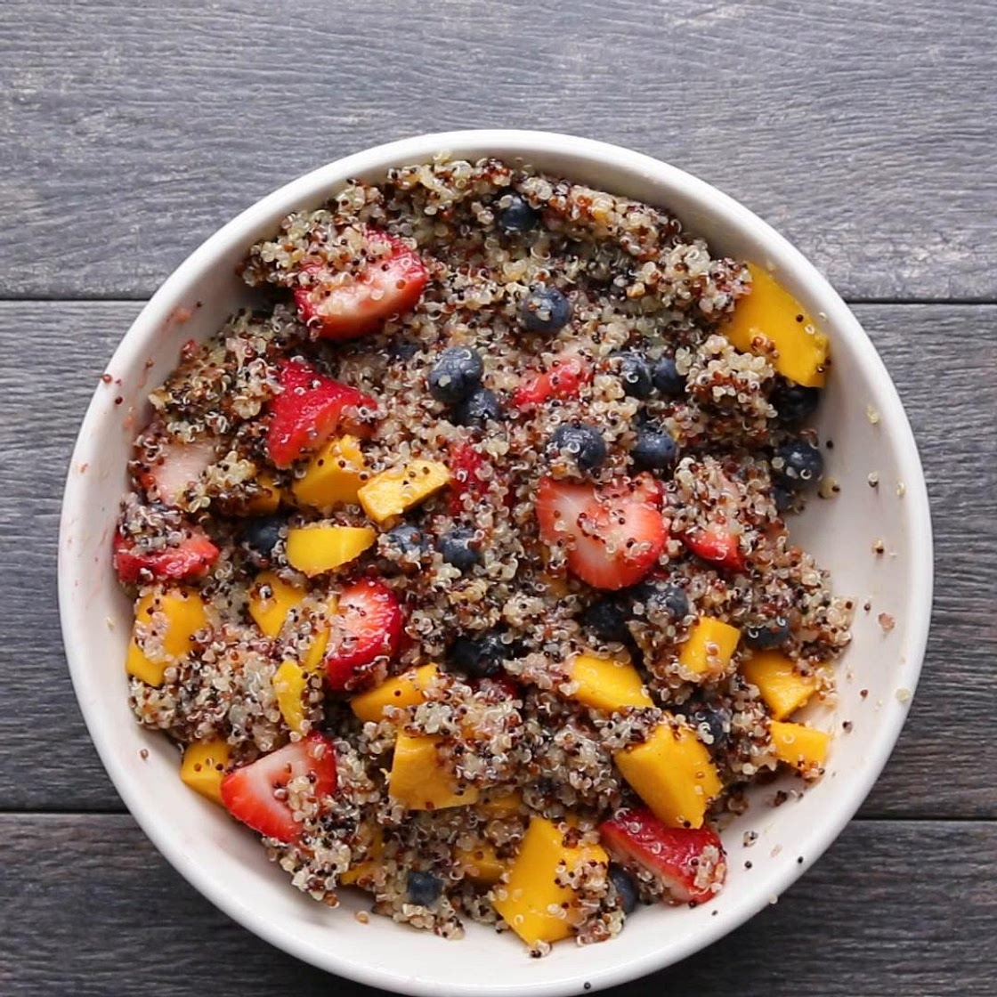 Summer Fruit Quinoa Salad Recipe by Tasty