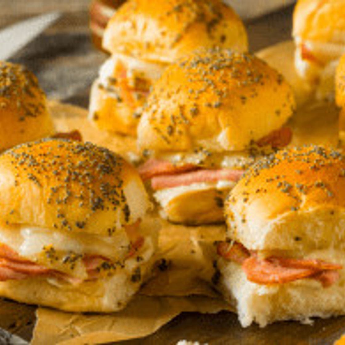 Air Fryer-King Hawaiian Ham and Cheese Sliders