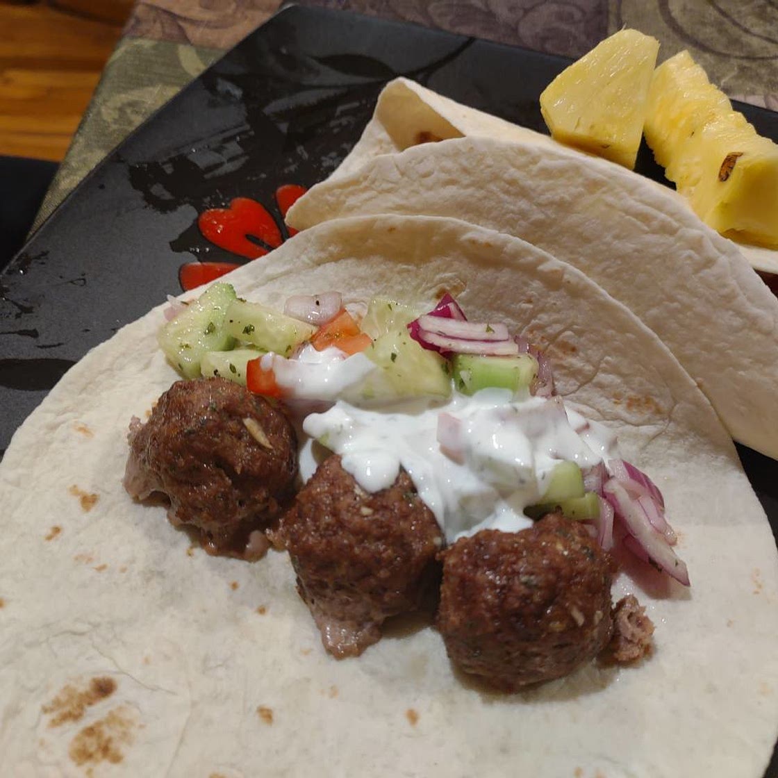 Mediterranean Meatball Gyro