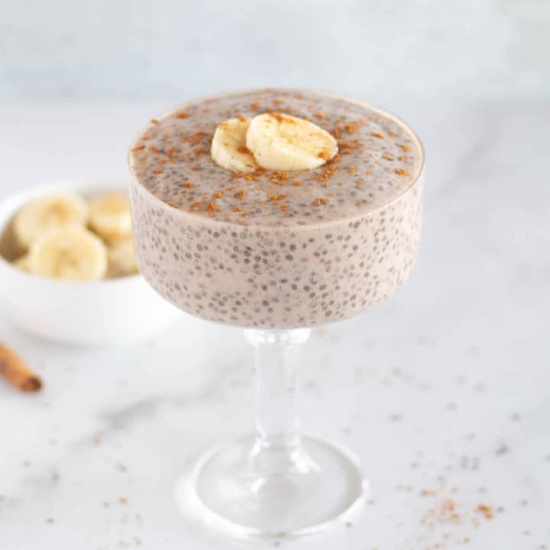 Banana Chia Pudding {Whole30, Paleo, Vegan}