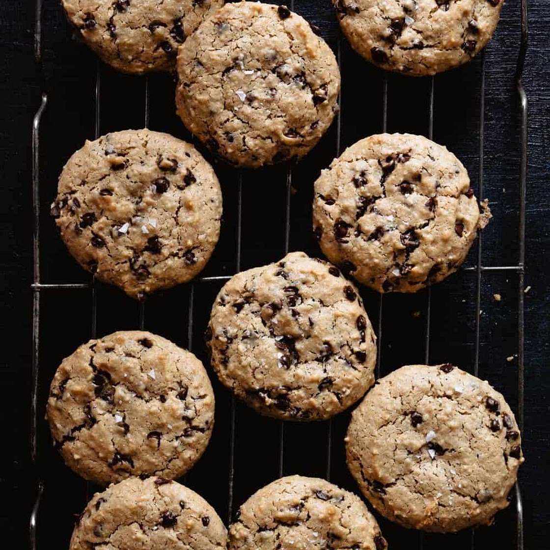 Life Changing Tahini Chocolate Chip Cookies