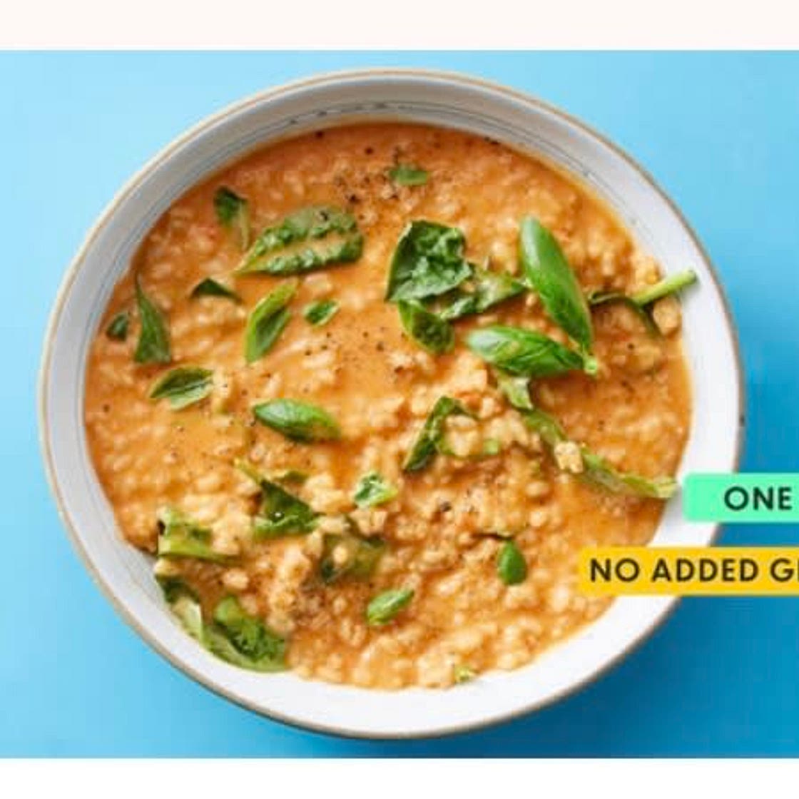 Creamy Tomato & Basil Risotto with Spinach