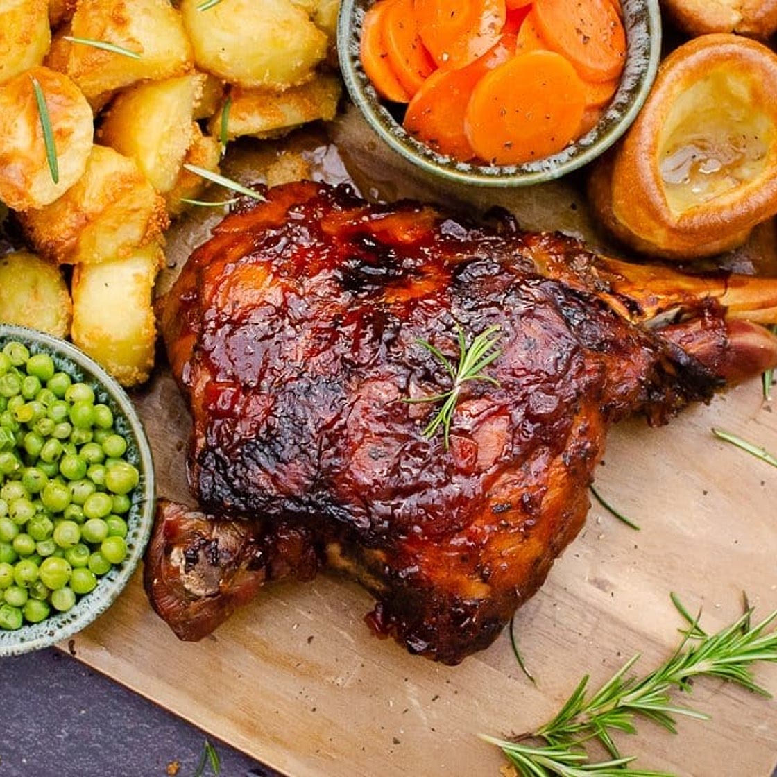 Slow Cooked Leg of Lamb