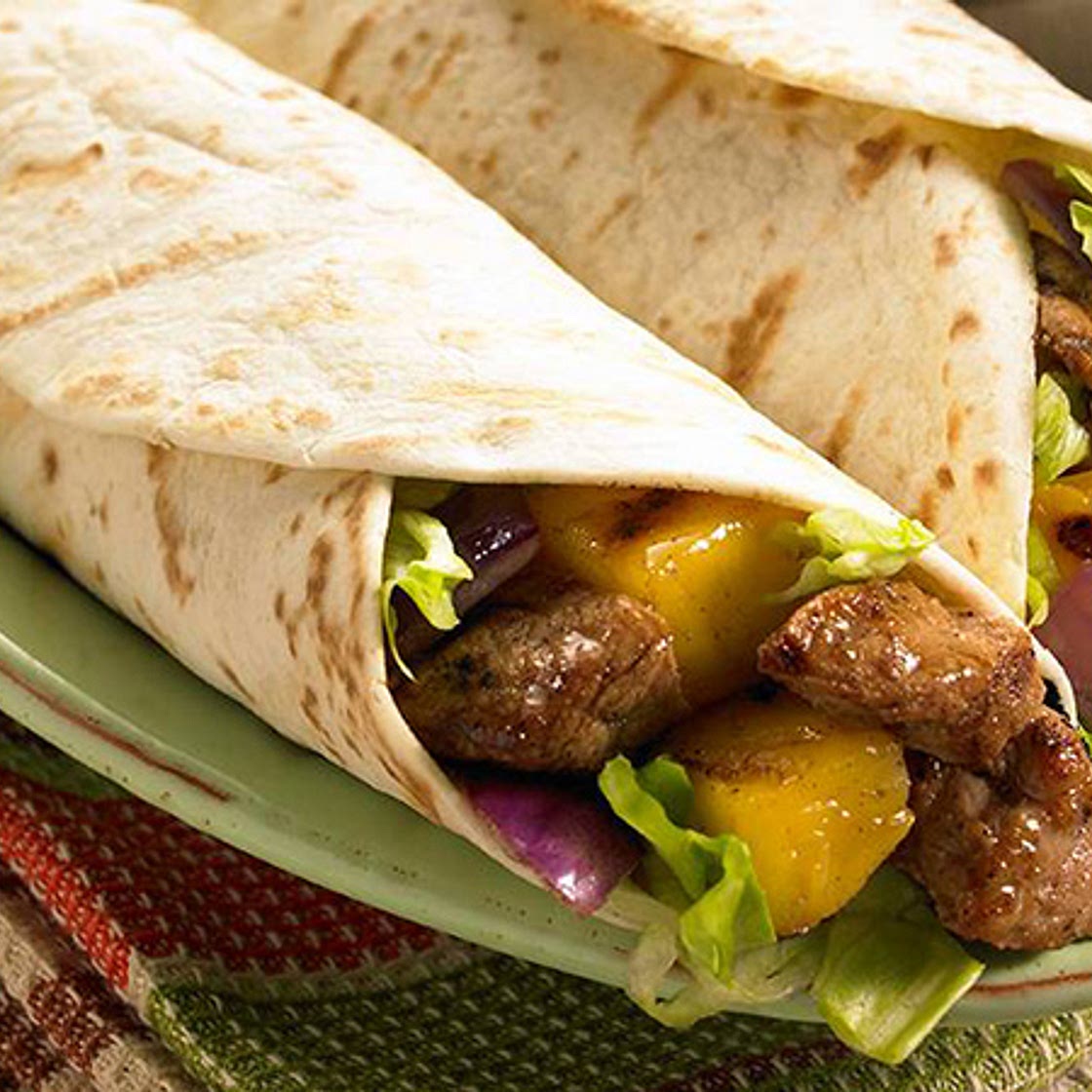 Smoky Pork & Mango Fajitas