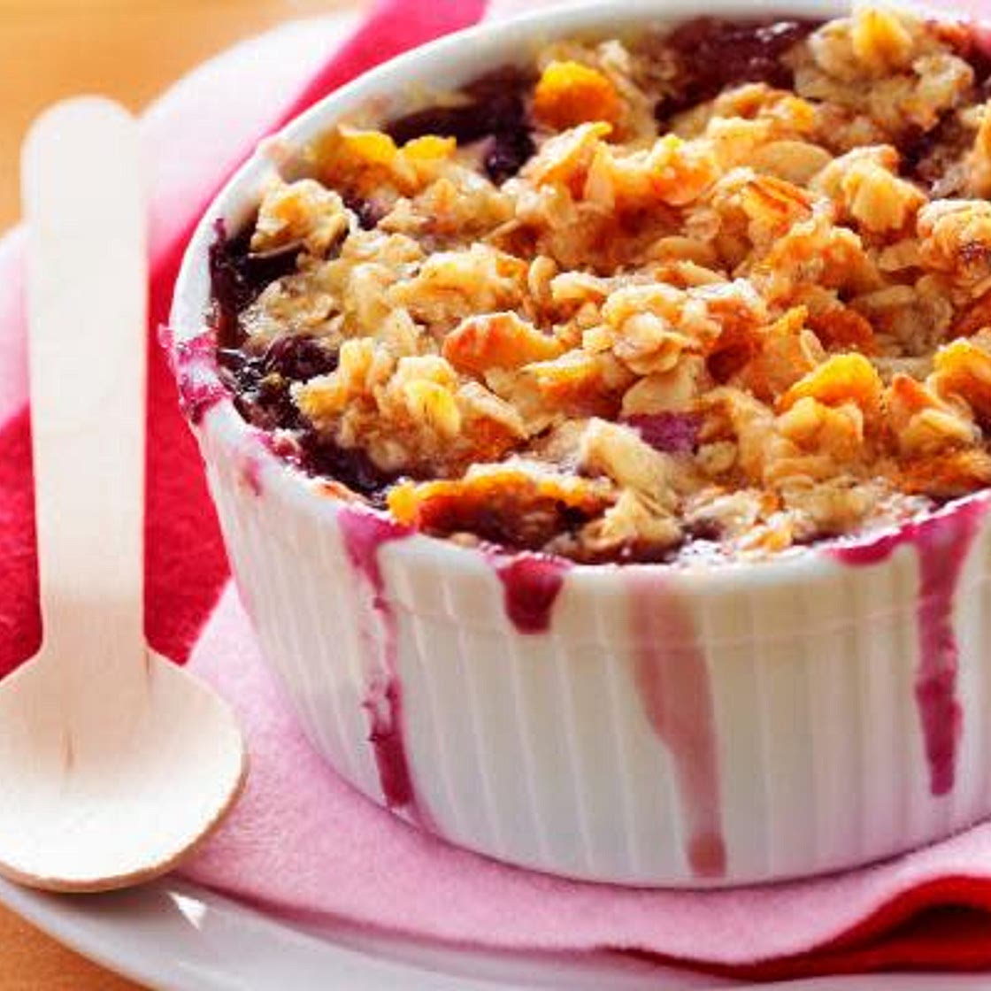 Peren-bosbessencake