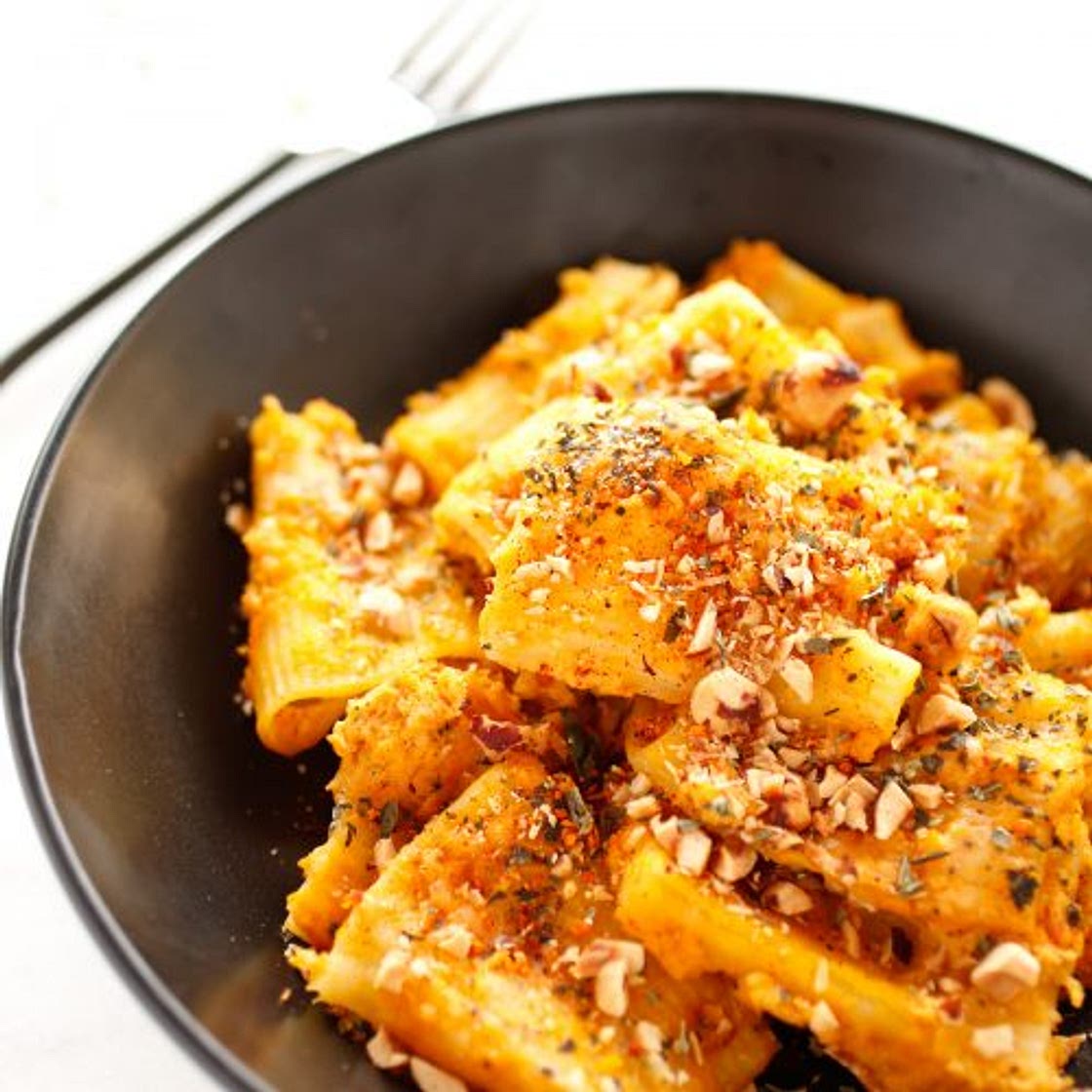 Baked Butternut Squash Pasta