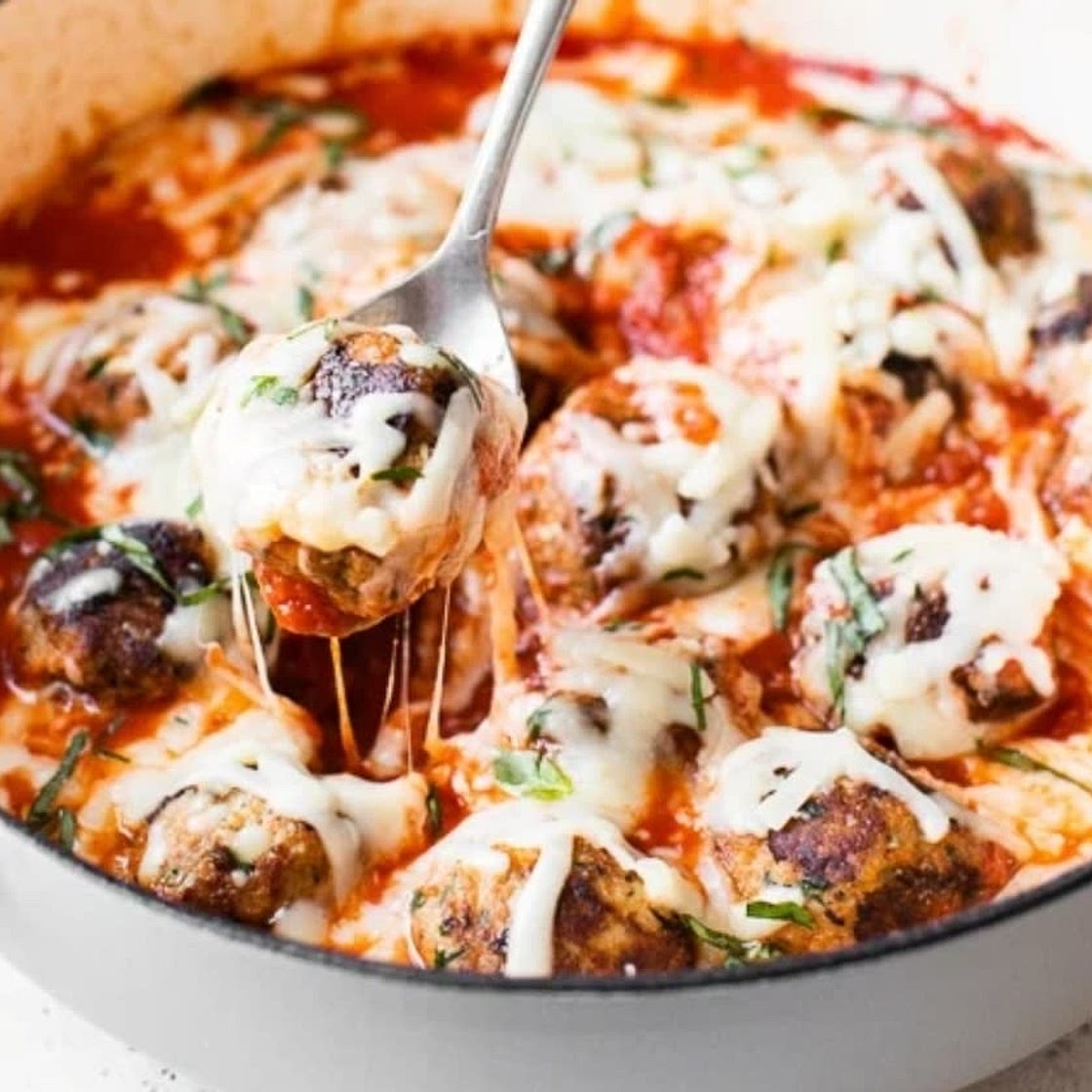 Cheesy Turkey Meatballs (8 points per 3 balls w/sauce)
