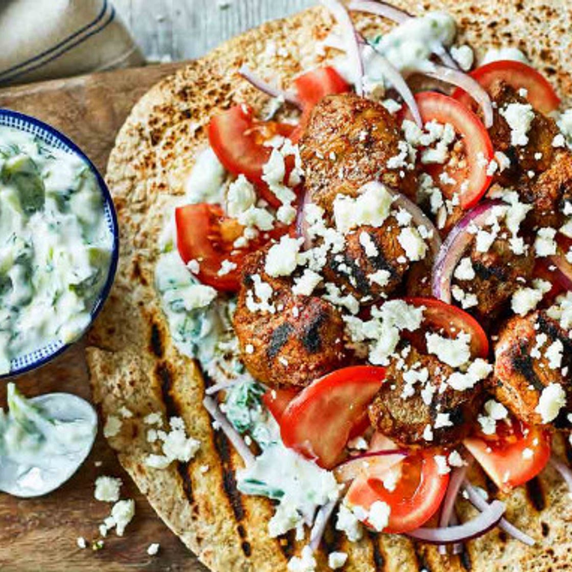 Lamb Kebabs with Tzatziki