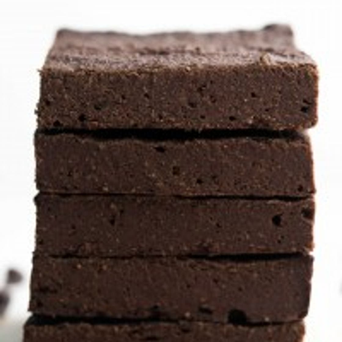 Healthy Sugar-Free Fudgy Dark Chocolate Brownies