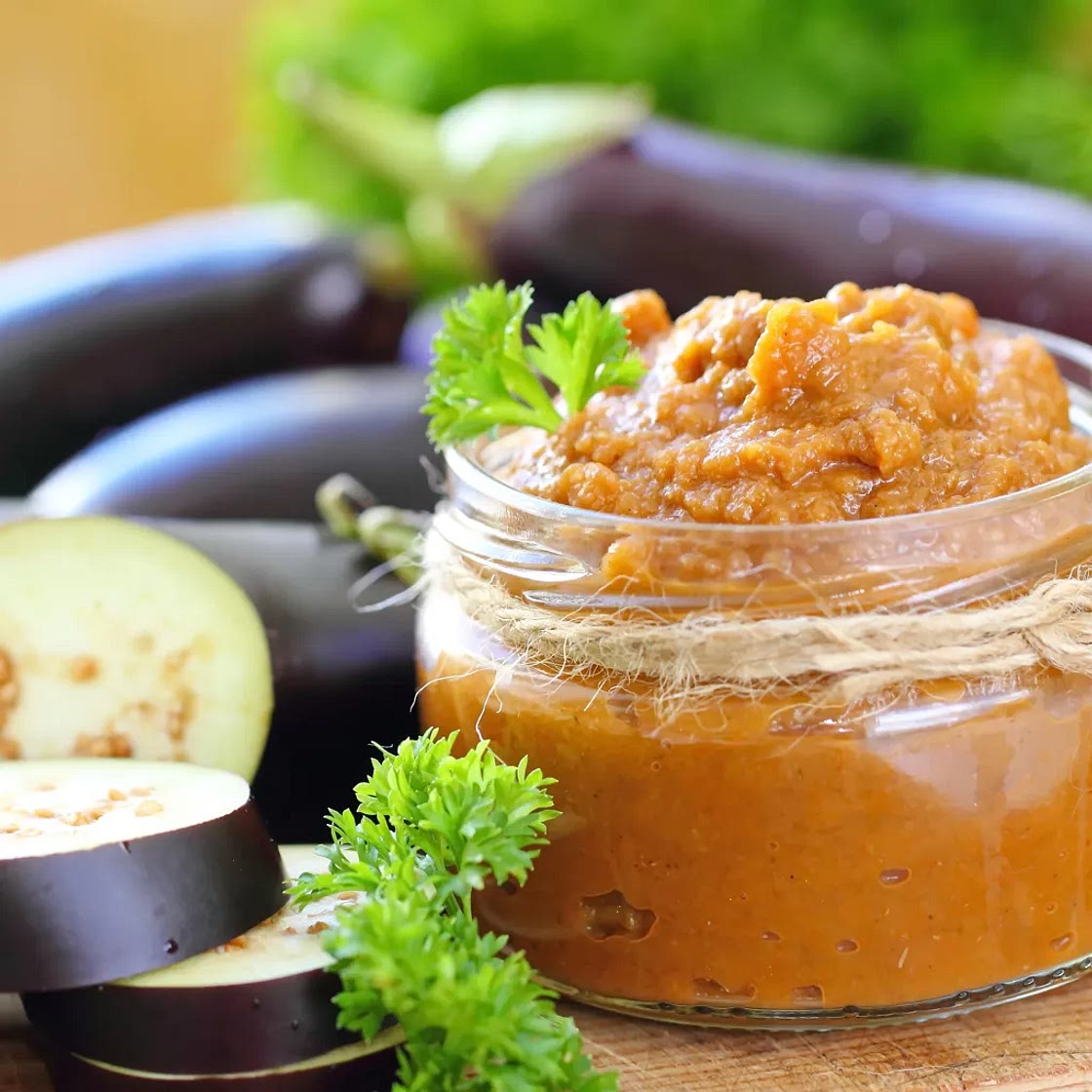 Caviar d'aubergines et tomates