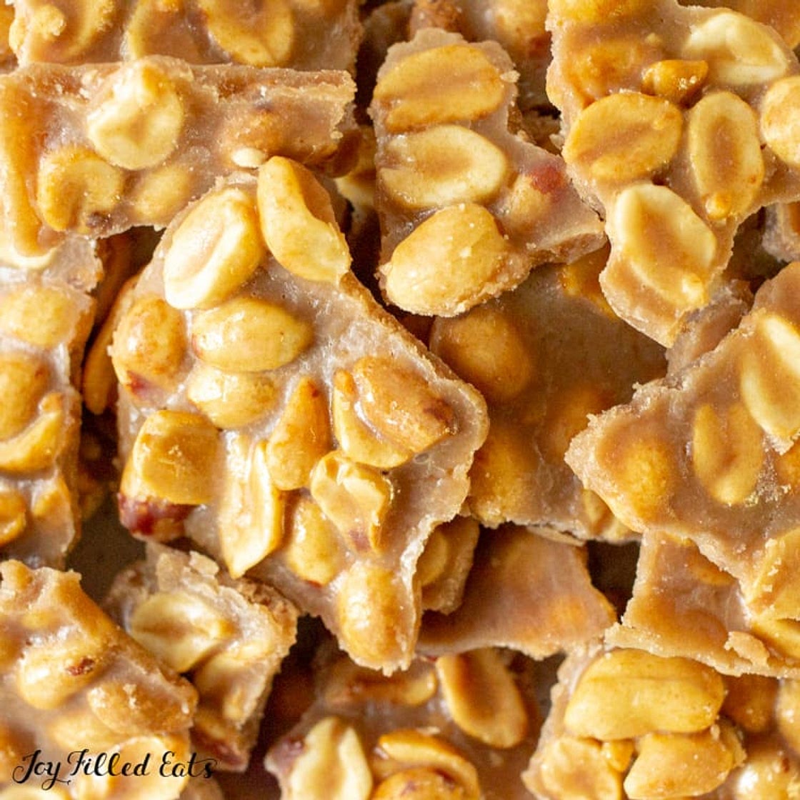 Keto Peanut Brittle