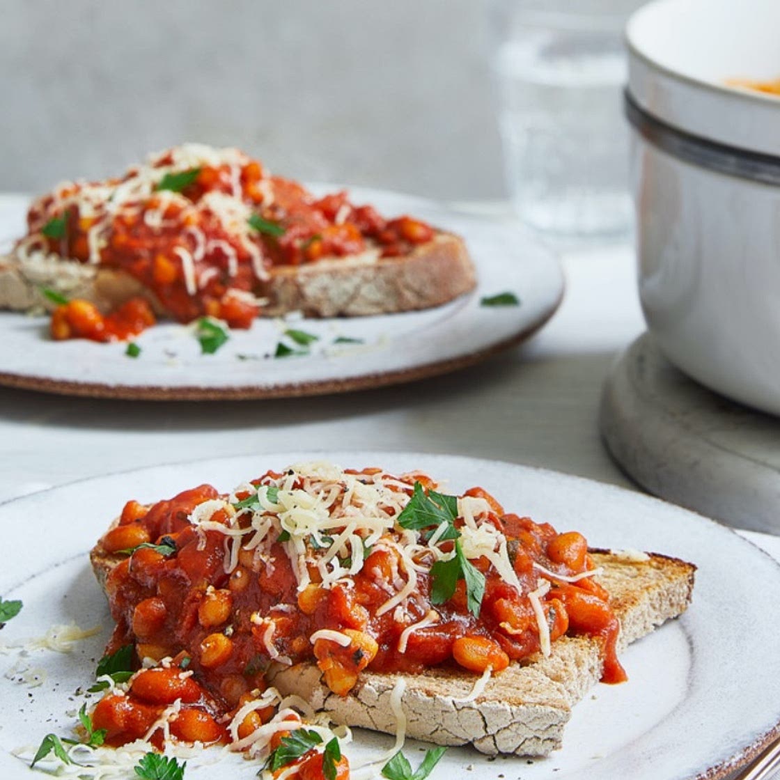 Home-made Baked Beans on Toast