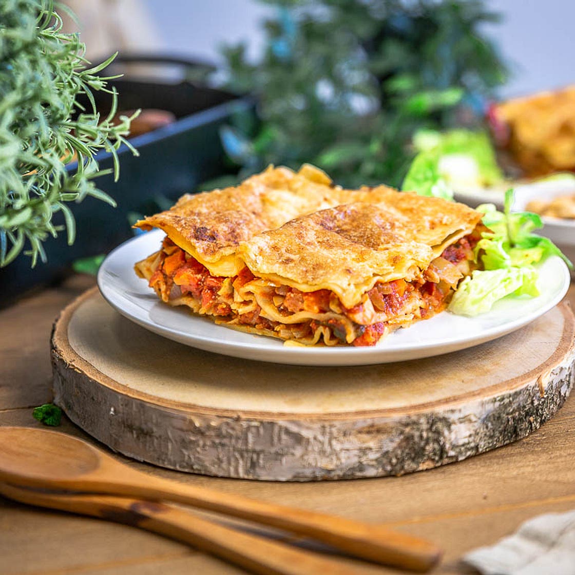 Lasagnes végétariennes à la bolognaise végétale