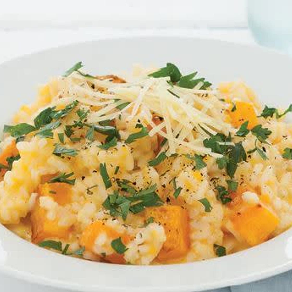 Baked Pumpkin and Bacon Risotto