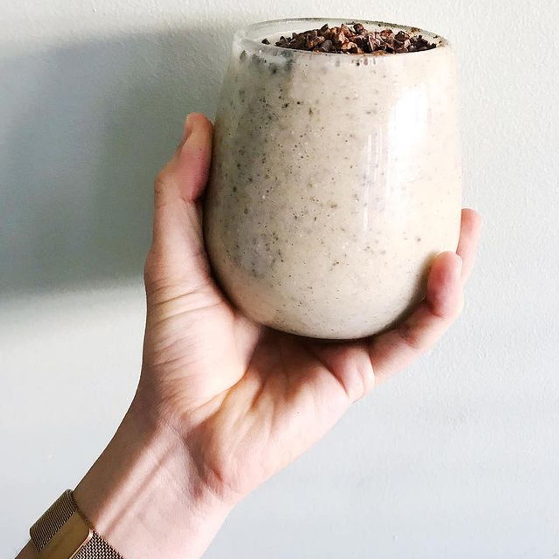 GINGER CACAO SUPERFOOD SMOOTHIE w/ Banana 🍌